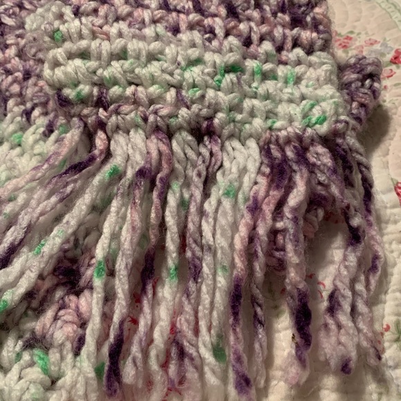 Scarf, hand crochet - Picture 3 of 4